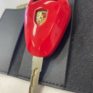 ポルシェ(Porsche)の【新品】特注品　ポルシェ　キーカバー　ホワイト色在庫あり(キーケース)