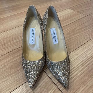 ジミーチュウ(JIMMY CHOO)のJIMMY CHOO パンプス　ゴールド　ヒール10cm 36(ハイヒール/パンプス)