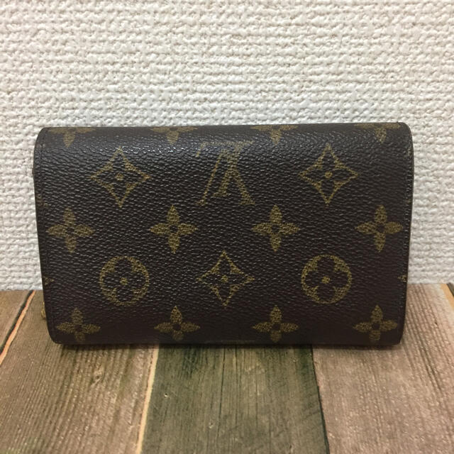 ルイヴィトン LOUISVUITTON モノグラム 二つ折り財布 1