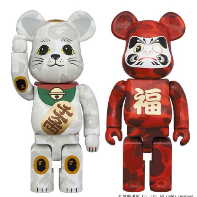 BE@RBRICK BAPE®️ 招き猫 & 達磨 400% 2PACKその他