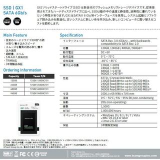 SSD 120GB 4枚セット】TEAM GX1の通販 by シナモン's shop｜ラクマ
