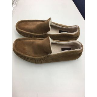 アグ(UGG)のアグ　キャメルシューズ　美品メンズ(スリッポン/モカシン)