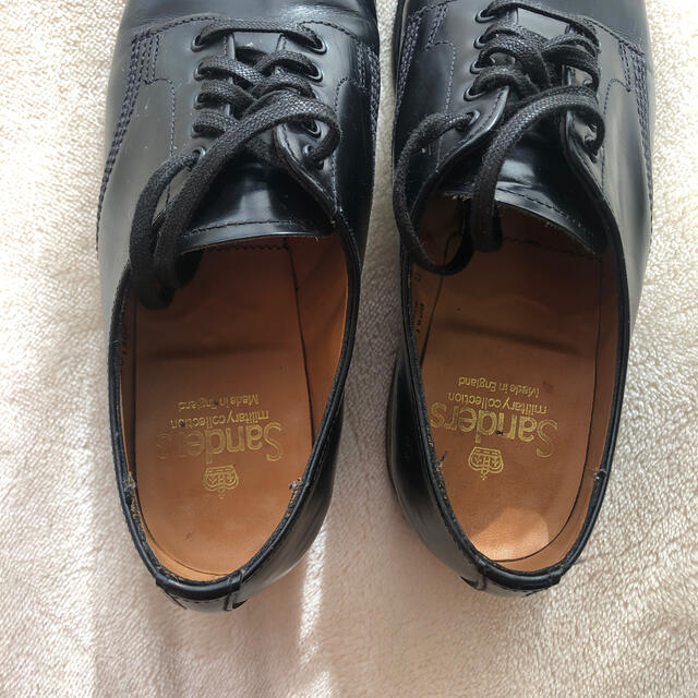 SANDERS military plain toe shoe 1