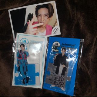 目黒蓮　セルフィー　アクリルスタンド(アイドルグッズ)