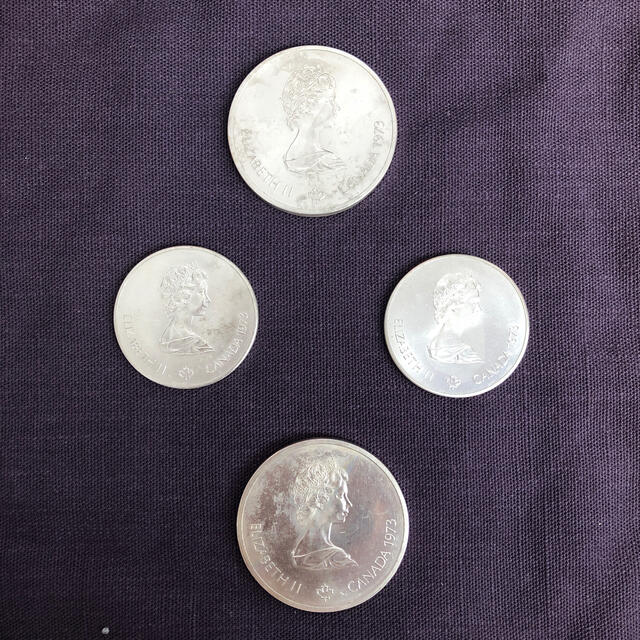 モントリオールオリンピック記念硬貨 by みらい｜ラクマ 4枚セットの通販 超激安格安