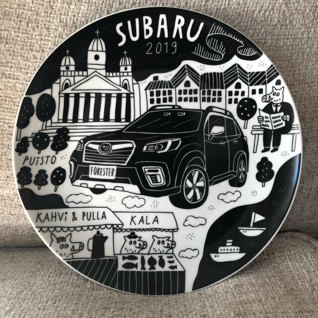 スバル(スバル)のSUBARU ORIGINAL YEAR PLATE(2019) インテリア/住まい/日用品のキッチン/食器(食器)の商品写真