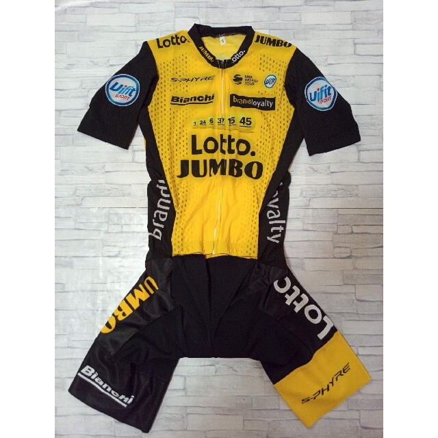 支給品　LottoJumbo　SHIMANOサイクルジャージ　ワンピース　'18