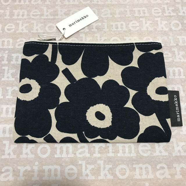 marimekko(マリメッコ)の新品！　マリメッコ　コットンリネン　ポーチ レディースのファッション小物(ポーチ)の商品写真