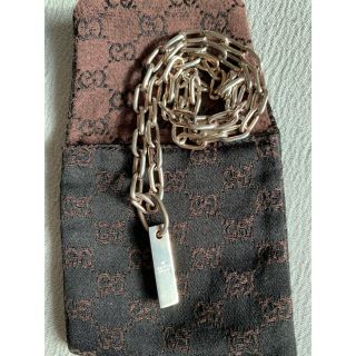 グッチ(Gucci)のGUCCIシルバーネックレス(ネックレス)