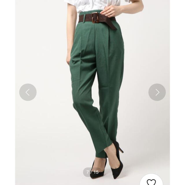 moussy(マウジー)のWAIST BELT TUXEDO PANTS レディースのパンツ(カジュアルパンツ)の商品写真