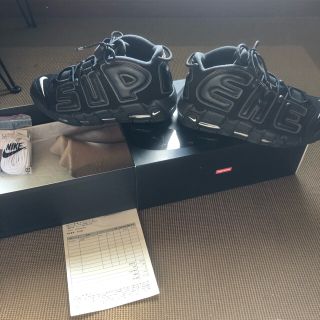 シュプリーム(Supreme)のSupreme × Nike Air More Uptempo US 9.5(スニーカー)