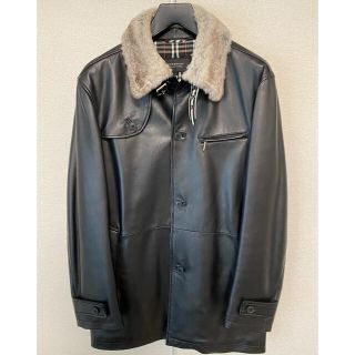 バーバリーブラックレーベル(BURBERRY BLACK LABEL)のApex product様　ラムレザージャケット　バーバリーブラックレーベル(レザージャケット)