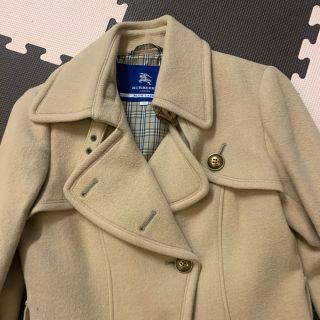 バーバリーブルーレーベル(BURBERRY BLUE LABEL)のバーバリー　ブルーレーベル　コート　38(ピーコート)