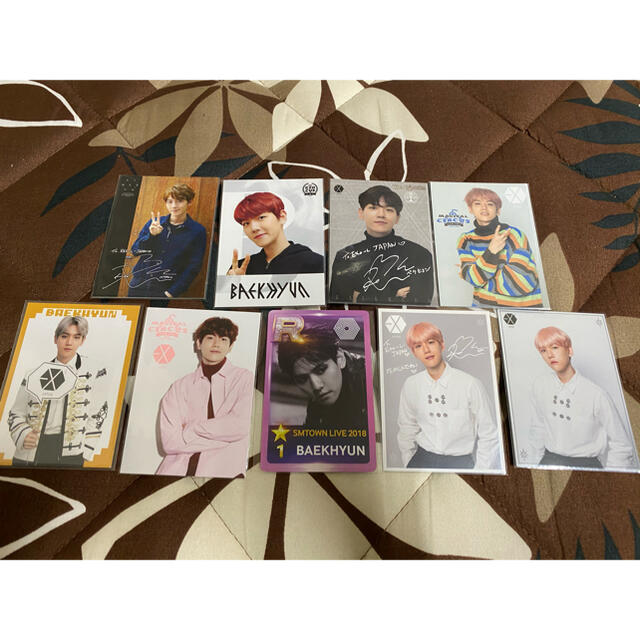 EXO ベッキョン センイル パーティー入場 トレカ センパ CD K-POP