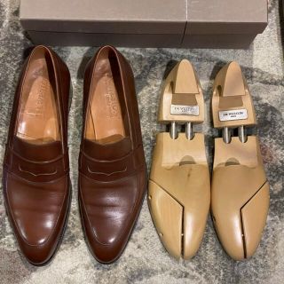☆ビッグサイズ☆ ジェイエムウエストンローファー 9.5 D 黒 旧ロゴ