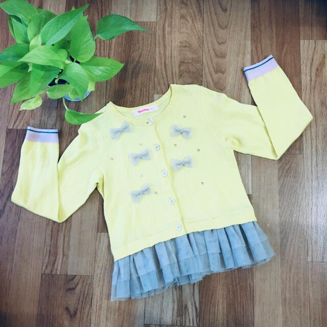 familiar(ファミリア)のfamiliar カーディガン　120cm キッズ/ベビー/マタニティのキッズ服女の子用(90cm~)(カーディガン)の商品写真