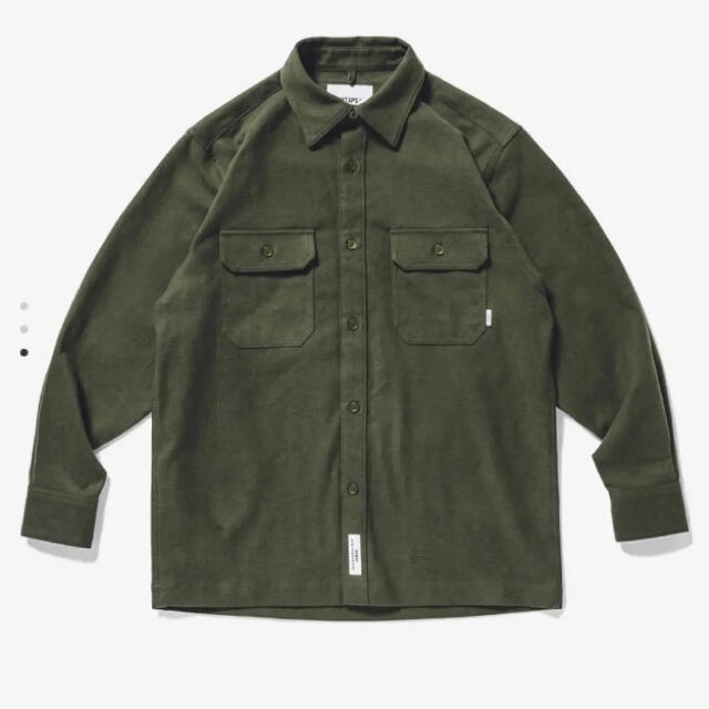 WTAPS UNION / LS / COTTON. FLANNEL オリーブ