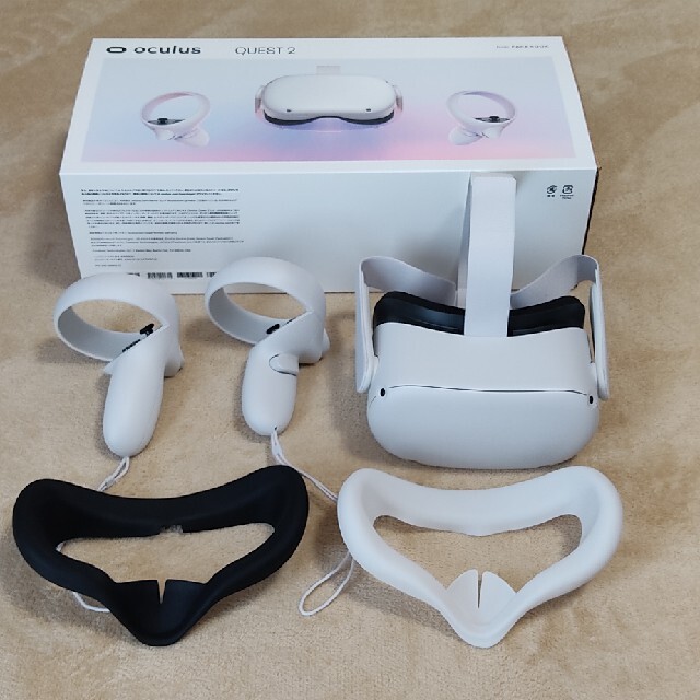 Oculus quest 2 64GB 付属品完備 フェイスカバー2個付き ネット店舗