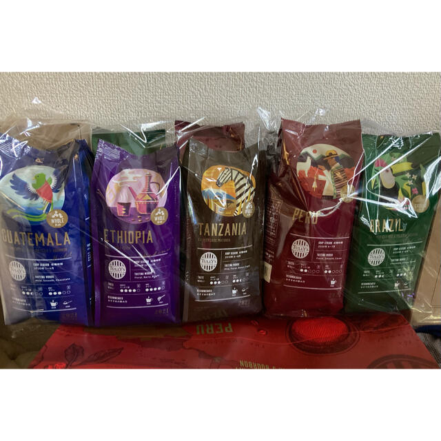 TULLY'S COFFEE - Tully'sCoffee 2021 HAPPY BAG コーヒー豆 5点