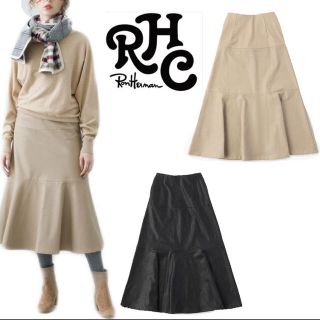 ロンハーマン(Ron Herman)の【あーさん様専用】美品♪毎シーズン完売★RHC  フェイクレザースカート(ロングスカート)