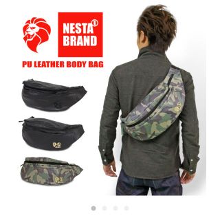 ネスタブランド(NESTA BRAND)のセール！ネスタ ボディバッグ ブラック(ボディーバッグ)