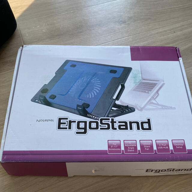 ErgoStand ノートブッククーラー スマホ/家電/カメラのPC/タブレット(PC周辺機器)の商品写真