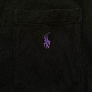 ポロラルフローレン(POLO RALPH LAUREN)のPolo 黒×紫　Tシャツ(Tシャツ/カットソー(半袖/袖なし))