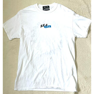 シー(SEA)のゴッドセレクション×WIND AND SEA コラボTシャツ 白 サークル(Tシャツ/カットソー(半袖/袖なし))