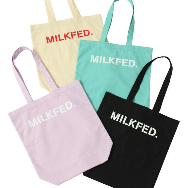 MILKFED.(ミルクフェド)のミルクフェド　ロゴライトトートバッグ　新品未使用 レディースのバッグ(トートバッグ)の商品写真