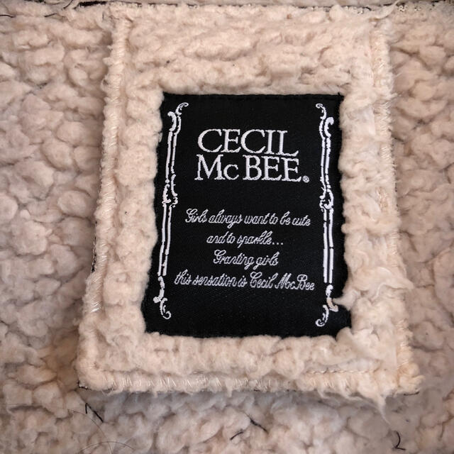 CECIL McBEE(セシルマクビー)のCECIL McBEE 裏起毛ライダースジャケットM 茶 レディースのジャケット/アウター(ライダースジャケット)の商品写真