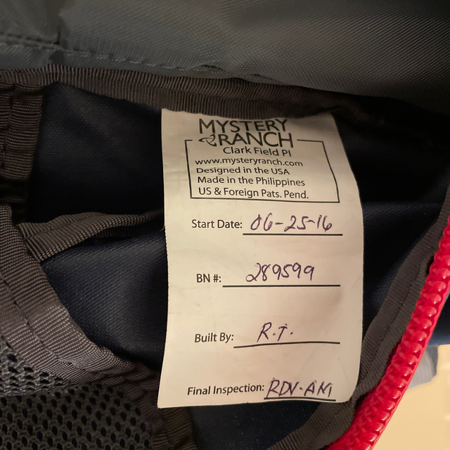 MYSTERY RANCH(ミステリーランチ)のミステリーランチ　リュック メンズのバッグ(バッグパック/リュック)の商品写真