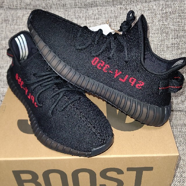 メンズadidas YEEZY BOOST 350 V2 BRED BLACK