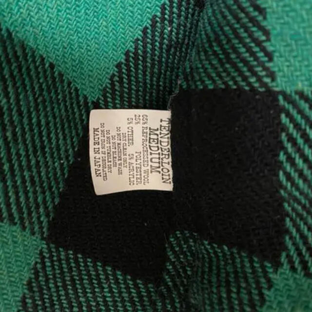 TENDERLOIN - テンダーロイン バッファロージャケット Mサイズ 緑×黒 