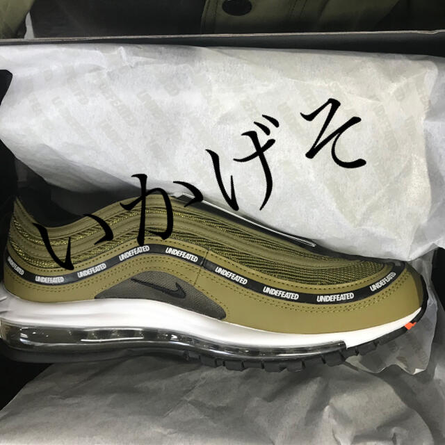 NIKE AIR MAX 97 UNDFTD OLIVE undefeated