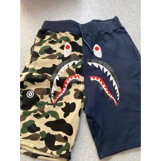 アベイシングエイプ(A BATHING APE)のbape シャーク　ハーフパンツ(ショートパンツ)