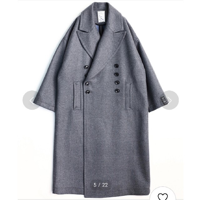 SHAREEF(シャリーフ)の未使用 SHAREEFW-FACE LONG COAT¥101750 メンズのジャケット/アウター(チェスターコート)の商品写真