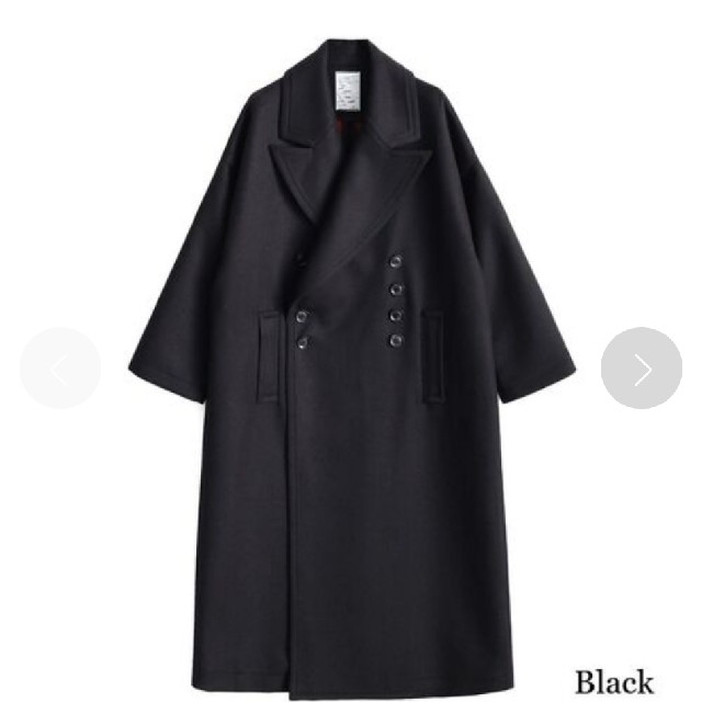 SHAREEF(シャリーフ)の未使用 SHAREEFW-FACE LONG COAT¥101750 メンズのジャケット/アウター(チェスターコート)の商品写真