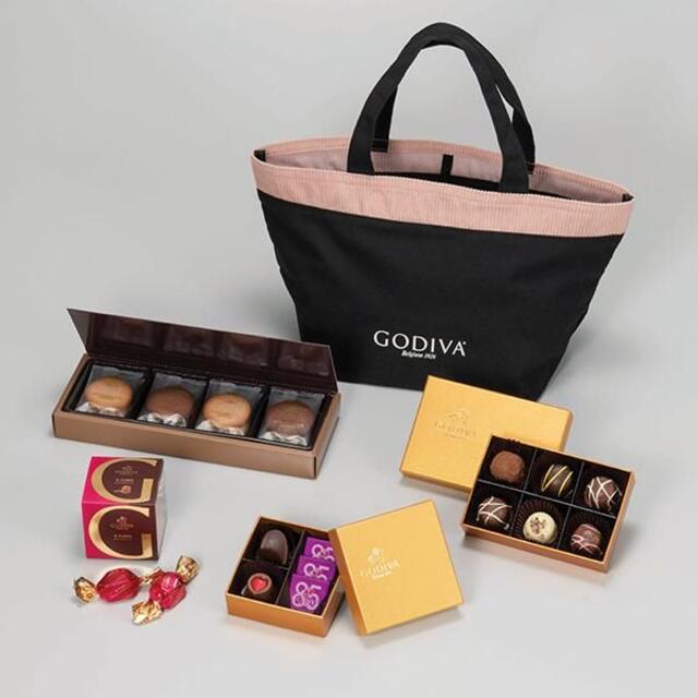 ☆GODIVA・ゴディバ ニューイヤー ハッピーバッグ 2021百貨店限定☆ 食品/飲料/酒の食品(菓子/デザート)の商品写真