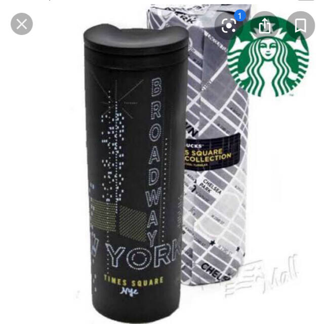 Starbucks Coffee(スターバックスコーヒー)の【新品】Starbucks Times Square限定 タンブラー インテリア/住まい/日用品のキッチン/食器(タンブラー)の商品写真