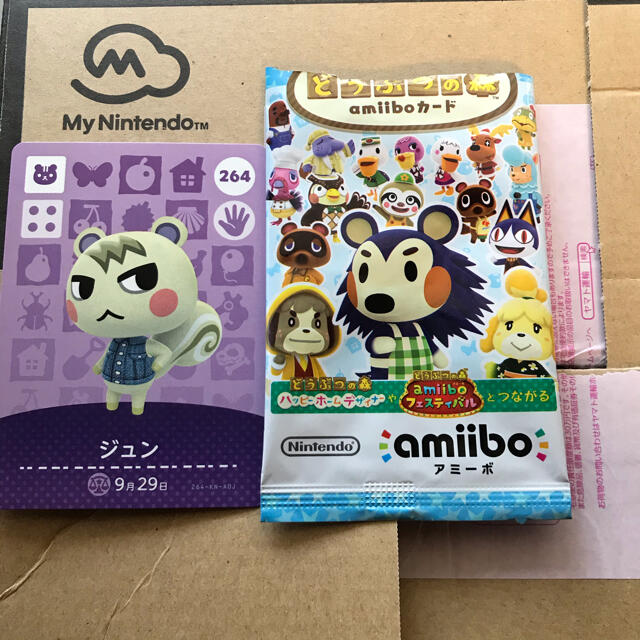 amiiboカード ジュン＋おまけ