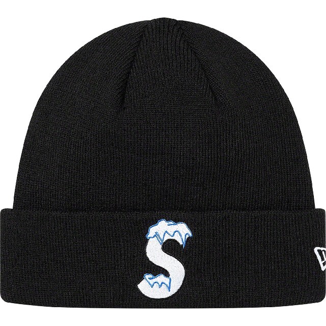 Supreme New Era S Logo Beanie BLACK 黒