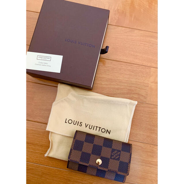 LOUIS VUITTON(ルイヴィトン)の極美品＊LOUIS VUITTON ダミエ　キーケース 6連 メンズのファッション小物(キーケース)の商品写真