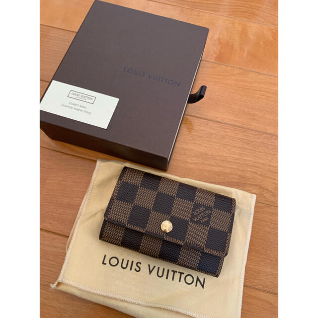 LOUIS VUITTON(ルイヴィトン)の極美品＊LOUIS VUITTON ダミエ　キーケース 6連 メンズのファッション小物(キーケース)の商品写真