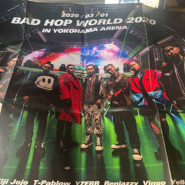 BAD HOP WORLD限定DVD LIVEDVD ステッカー ポスター CD
