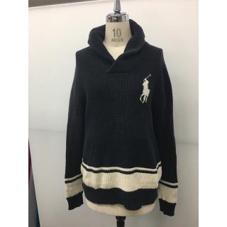 ラルフローレン(Ralph Lauren)のポロラルフローレン　14-16 160サイズ子供　ネイビーセーター(ニット)