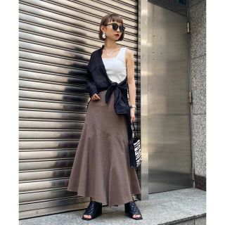 お値下げ【新品未使用ダグ付き】pageboy クリアスエードマーメイドスカート