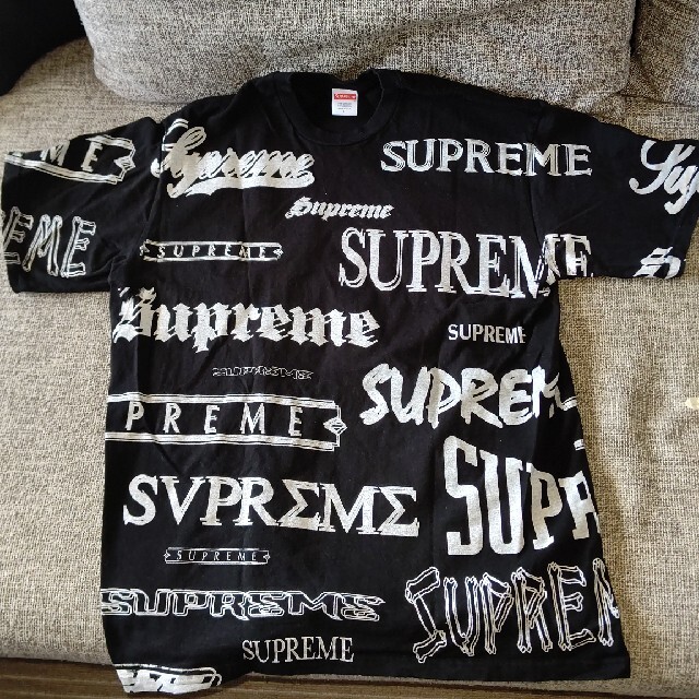 Supreme Multi Logo Tee BLACK 2020AW