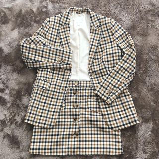 エイチアンドエム(H&M)のジャケット＋スカートのセット 値下げ(テーラードジャケット)