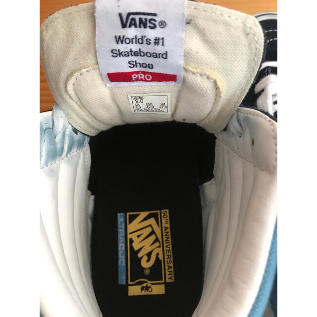 VANS(ヴァンズ)のVANS SK8HI PRO 27cm (USA企画) メンズの靴/シューズ(スニーカー)の商品写真