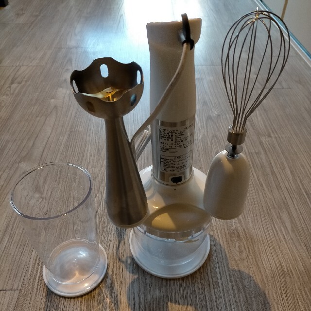 アイリスオーヤマ - ハンドブレンダー HBL-200-W 美品 動作品の通販 by